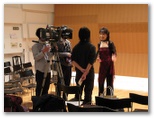NHKテレビのインタビュー